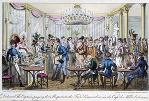 Café des Milles sütunları - David Carey, Londra