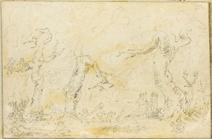 Çizgi Roman Sahnesi III by George Cruikshank