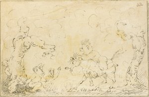 Çizgi Roman Sahnesi II by George Cruikshank