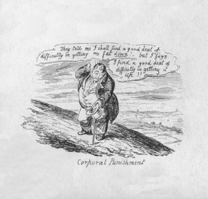 Onbaşı Cezası, 1829 by George Cruikshank