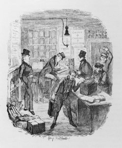 Erken Koçlar, c.1836 (gravür) by George Cruikshank