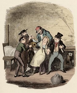 Fagin, Charley Bates, Kikes ve Dawkins Nancy