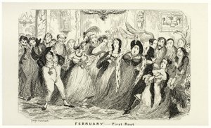 Şubat - George Cruikshank