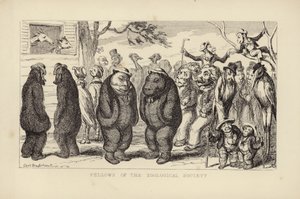 Zooloji Derneği Üyeleri by George Cruikshank