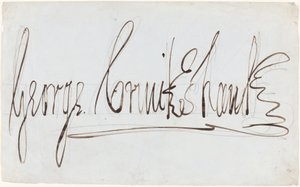 George Cruikshank (dekoratif imza) by George Cruikshank