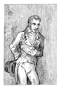 George Cruikshank 1792-1878, İngiliz karikatürist ve kitap illüstratörü, 1811. by George Cruikshank