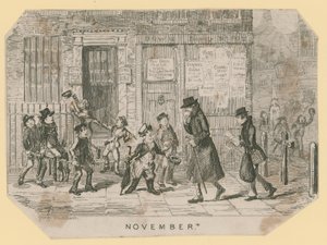 Guy Fawkes Gecesi by George Cruikshank