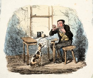 ಹೋಪ್ (ಕೈ-ಬಣ್ಣದ ಕೆತ್ತನೆ) ಟರ್ಕಿ by George Cruikshank