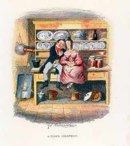 Zor Zamanlar için İllüstrasyon by George Cruikshank