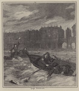 Jack Sheppard için İllüstrasyon by George Cruikshank
