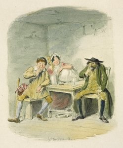 "Oliver Twist" için illüstrasyon by George Cruikshank