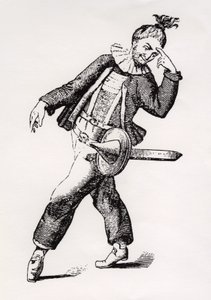 Kasper Punch, 19. yüzyıl. by George Cruikshank