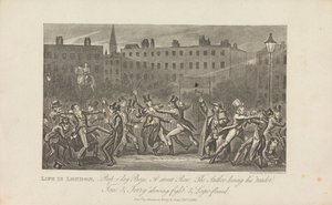 Londra'da Yaşam, Peep o'day Boys by George Cruikshank