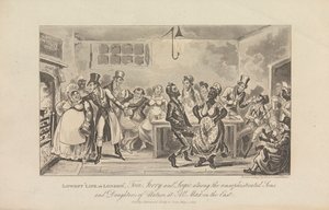 En Düşük 'Londra'da Yaşam'... by George Cruikshank