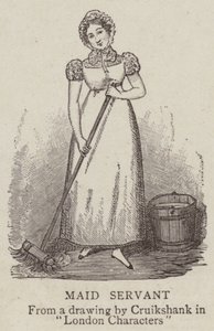 hizmetçi by George Cruikshank