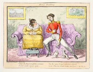 ಮನಿ ಹಂಟಿಂಗ್, 1835 (ಕೈ-ಬಣ್ಣದ ಕೆತ್ತನೆ) ಟರ್ಕ್ by George Cruikshank