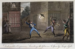 Night Tapage: Hustle and Noise - David Carey, Londra tarafından “” Life in Paris”te by George Cruikshank