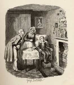 Oliver ateşten iyileşiyor, Charles Dickens (1812-70) tarafından yazılan 