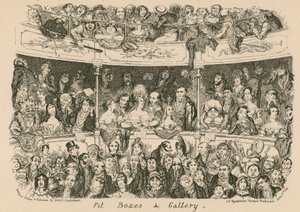 Çukur, kutular ve galeri by George Cruikshank