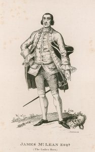 ಜೇಮ್ಸ್ ಮೆಕ್ಲೀನ್ (ಲೇಡೀಸ್ ಹೀರೋ) ಟರ್ಕಿಯ ಭಾವಚಿತ್ರ by George Cruikshank