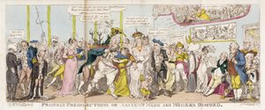 Princely Predilections veya, Antik Müzik ve Modern Uyuşmazlık by George Cruikshank