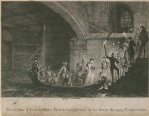 Kraliçe Jane ve Lord Guilford Dudley, Hainler Kapısı