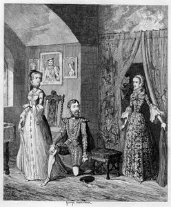 Queen Mary, Courtenay ve Prenses Elizabeth