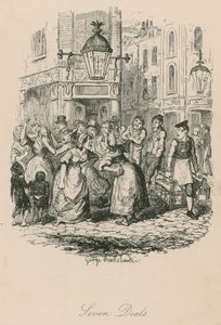 Yedi Kadran, Londra by George Cruikshank
