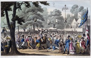 St Louis Fête: la canaille - David Carey, Londra tarafından “” Life in Paris”te by George Cruikshank