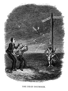 Ölü Davulcu, 1840 by George Cruikshank