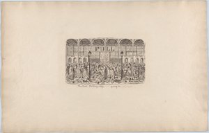 İlk Şilin Gidiş Günü, 1851., 1851. by George Cruikshank