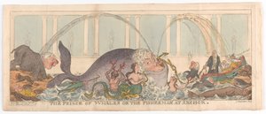 Balinaların Prensi veya Balıkçı, 1 Mayıs 1812. by George Cruikshank