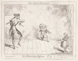 Dans dersi: denizci boru by George Cruikshank