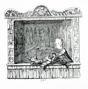 Bay Punch ile doktor by George Cruikshank