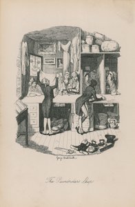 tefeci dükkanı by George Cruikshank