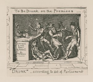 Tesiste sarhoş olmak by George Cruikshank