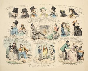 Tütün Yaprakları No. 1, pub. 1851. by George Cruikshank