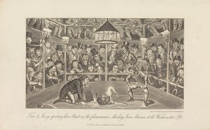 Tom & Jerry küstahlığını sergiliyor... by George Cruikshank
