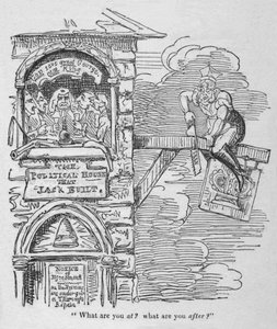 Neyin peşindesin, c1820. by George Cruikshank