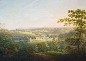Richmond yakınlarındaki Easby Manastırı, c. 18211854. by George Cuitt