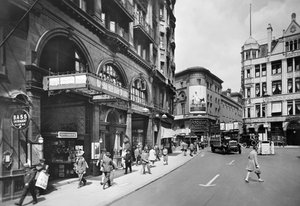 Piccadilly Circus İstasyonu, Haymarket girişi, Westminster, Londra, c1930s