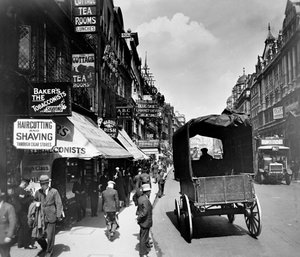Strand doğuya bakıyor, Westminster, Londra, c1910s. by George Davison Reid