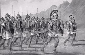 Bir Makedon Phalanx, 