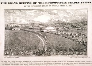 Kopenhag Alanları, Islington, Londra, 1834 by George Dorrington