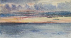 San Remo: gün doğumu, 7.30, 7 Aralık 1877 by George Douglas Tinling