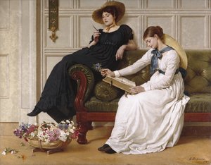 Çiçeklerin Dili by George Dunlop Leslie
