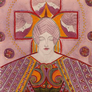 Çalışma [dekoratif panel için], c.1898-1901 (suluboya)
