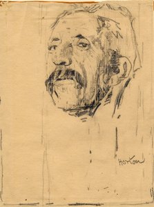 Bahçıvan Barrett (kağıt üzerine kurşun kalem)