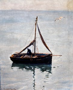 Ağları Onarmak, c.1910 (tuval üzerine yağlı boya)