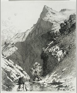 Bear Creek Kanyonu, Denver, Colorado by George Elbert Burr